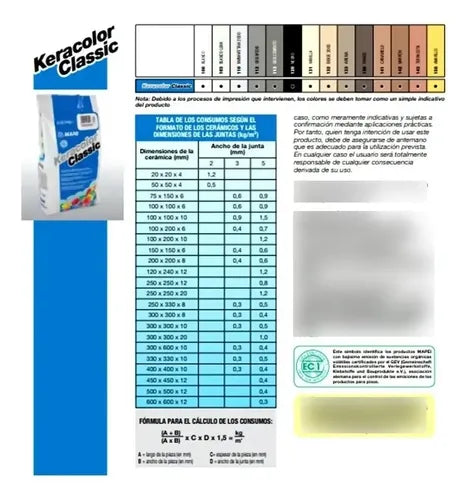 Pastina Mapei Keracolor Classic 5kg Gris Medio · 15865 · foto 04