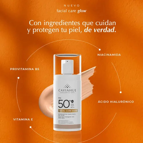 Caviahue Protector Solar Fps50+ Facial Care Glow Color 50ml · 17741 · foto 03
