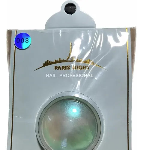 Polvo Aurora de Hadas Paris Night Decoración de Uñas N8 · 18043 · foto 01