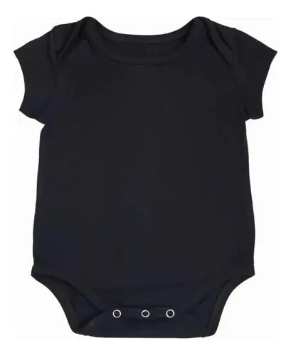 Body de Bebé Algodón Jersey Básico Manga Corta Negro 3 a 6 Meses T2 · 17205 · foto 03