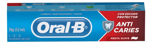 Oral B 123 Crema Dental Anticaries Menta Suave 70g