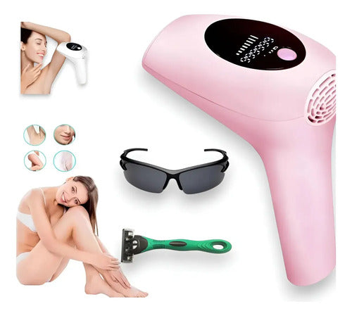 Depiladora Láser Definitiva IPL Kit 5 Niveles Rosa · 17167 · foto 01