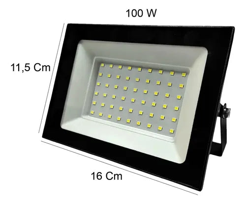 2 Reflectores Led 100w Inter/exter Proye
