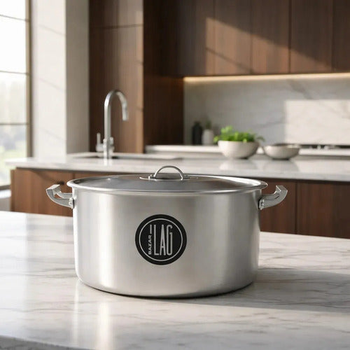 Cacerola De Aluminio N 24 5,9l Lag/tresso/dye