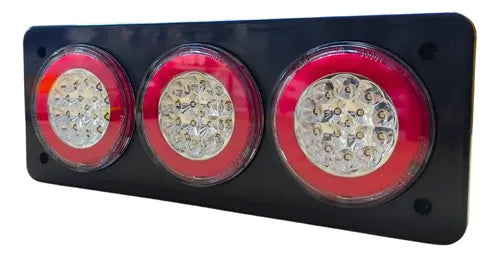 Marco Trasero 3 Faros 3300e 12/24v Giro Retroceso Stop Pos