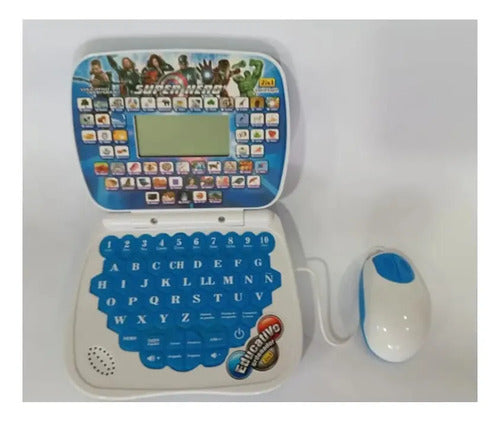 Computadora Interactiva Infantil Bilingüe Azul Claro · 16903 · foto 03
