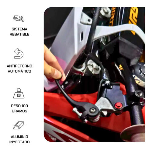 Manijas Rebatibles Wirtz Flex Rojo