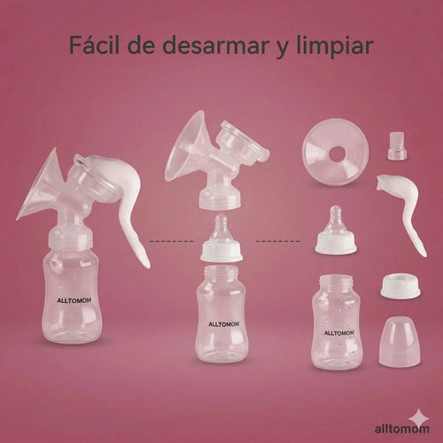 Sacaleche Manual Alltomom 6815 Con Mamadera 150ml Libre De Bpa · 17140 · foto 03