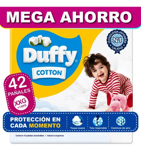 Pañales Duffy Cotton Talle XXG 42 Unidades · 17857 · foto 01