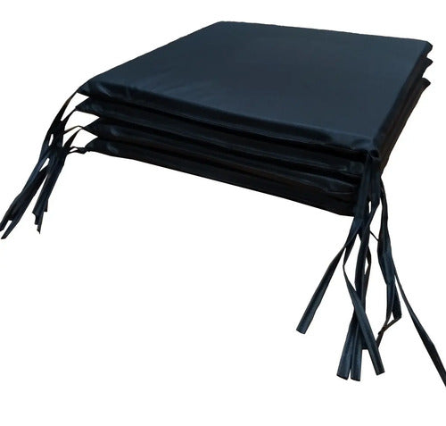 Almohadones Para Sillas Ecocuero 40x40 P Liso