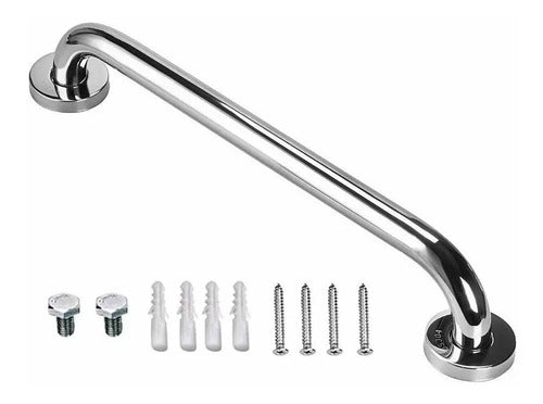 Agarradera Ducha Baño Barral Seguridad 50cm Acero Inoxidable