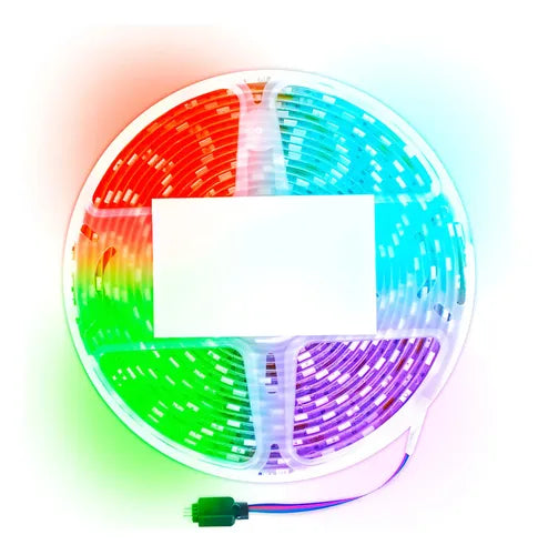 Tira Led Practiled Rgb 5050 5m Ip65 Adhesivo 3m 72w Exterior