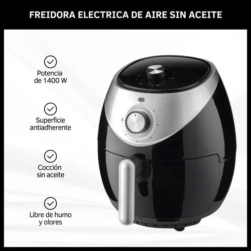 Freidora Aire Dinax 3.5l Afr1401 1400w Negro