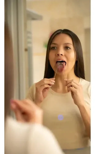 Limpia Lengua de Cobre 100% Ayurveda con Banda Ergonómica · 17422 · foto 04