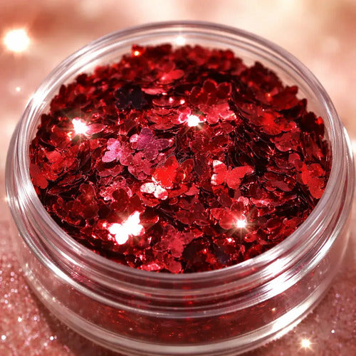 Glitter Confeti Redondo Paris Night x12 Mariposa · 16641 · foto 09