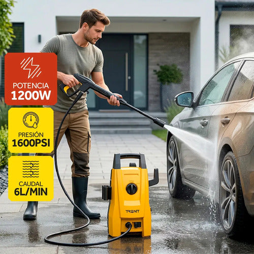 Hidrolavadora Electrica Alta Presion Trent Hlt203 1600 Psi 1