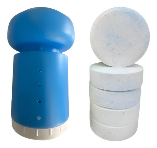 Boya Hongo Triclor 1kg Cloro Multiacción Azul Azul/blanco
