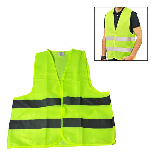 Chaleco Vekomax Reflectario Amarillo Flú Amarillo Flúo Xxxl