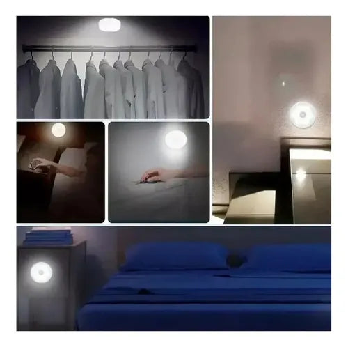 Lámparas Sensor Luz Noche Led Recargable Usb Inalambrica