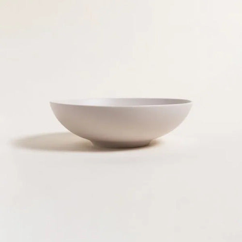 Ensaladera Compotera Porcelana Blanco Picadas Fine Plus 21cm Natural