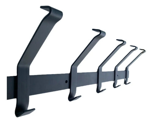 Perchero Hierro Dipiave Industrial 5 Ganchos