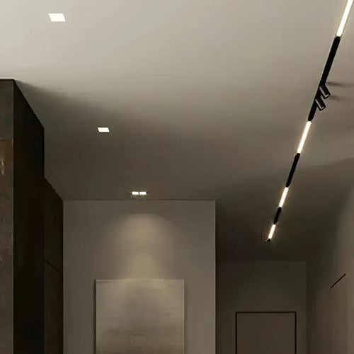 Panel Plafón Led 24w Candela Luz Fría Cuadrado Embutir Estructura Blanco