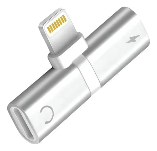 Adaptador 2 En 1 Splitter Carga Audio Para iPad iPhone Premi