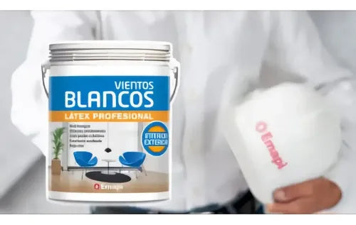 Pintura Látex 20l Interior/exterior Uv Antihongos Blanco Mat Blanco Mate