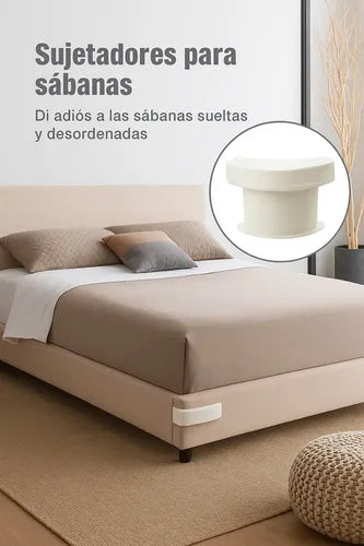 Sujeta Sabanas Traba Soporte Esquinero Cama Pack X4u