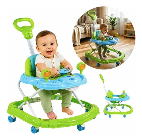 Andador para Bebé Priori BW6078 con Manija, Luces y Música Verde · 17772 · foto 01