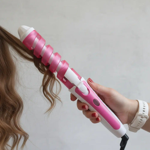 Buclera Rizador De Pelo Ondas Perfectas Espiral Ceramica