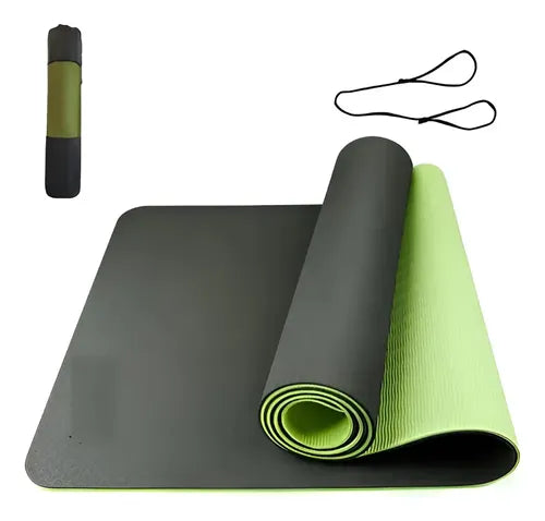 Mat de Yoga Tushka 6mm TPE con Bolso y Correa Verde · 16892 · foto 01