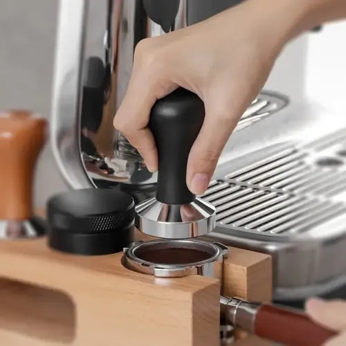 Tamper de Acero Inoxidable 58mm Barista Peipe Madera · 15847 · foto 03