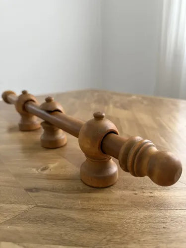 Barral De Madera Para Cortina Completa De 2.00 En 22mm
