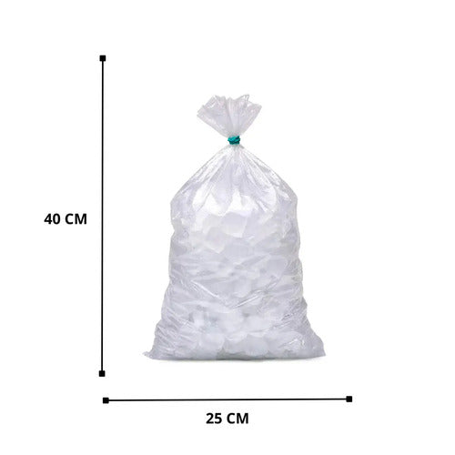 Bolsas Para Hielo 2 Kilos Reforzada Tran