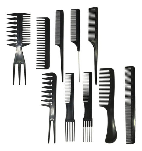Kit de Peluquería y Barbería Mozku x STM Estilo Tijeras Capa y Peines · 17179 · foto 04