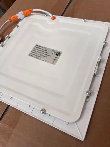 Plafón Led 18w Empotrable/para Embutir Cuadrado Werke Blanco