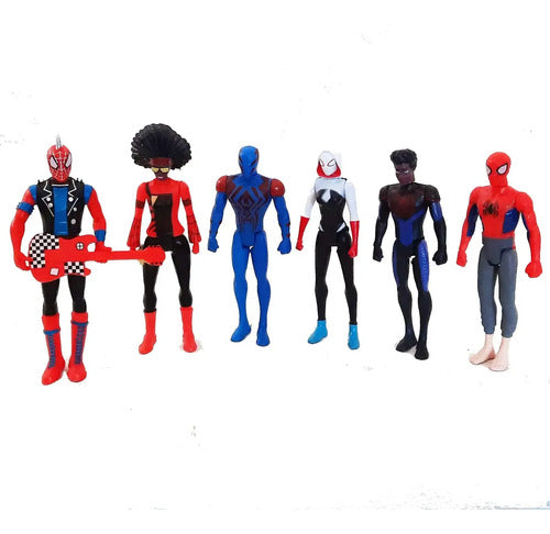 Muñecos Spiderman Marvel x6 Articulados con Accesorios · 16923 · foto 01