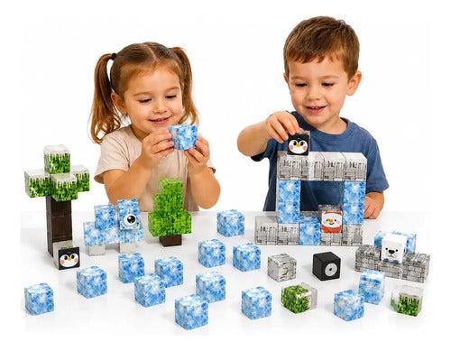Bloques Magnéticos Infantiles para Construcción 64 Piezas · 16783 · foto 01