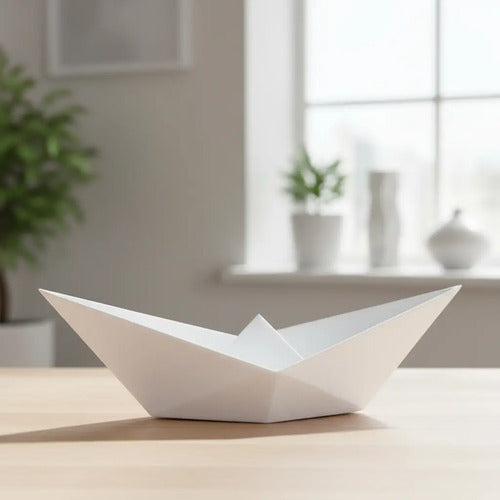 Decoración Adorno Barco De Papel Moderno
