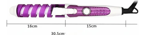 Buclera Rizador De Pelo Ondas Perfectas Espiral Ceramica