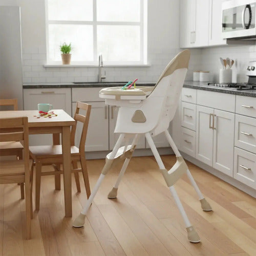 Silla de Comer para Bebé 2 en 1 Portátil y Plegable Beige · 17116 · foto 10