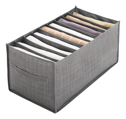 Organizador De Tela Para Ropa 9 Divisiones Armario Plegable