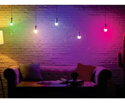 Lampara Led Bulbo Smart Wifi Rgb E27 Benac Multicolor