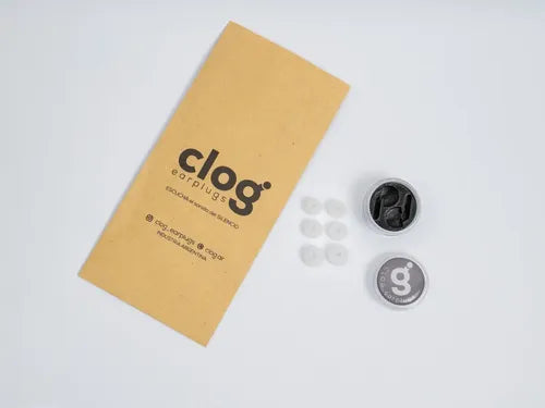 Clog Earplugs Tapones De Oídos Noise Reduction Color Gris