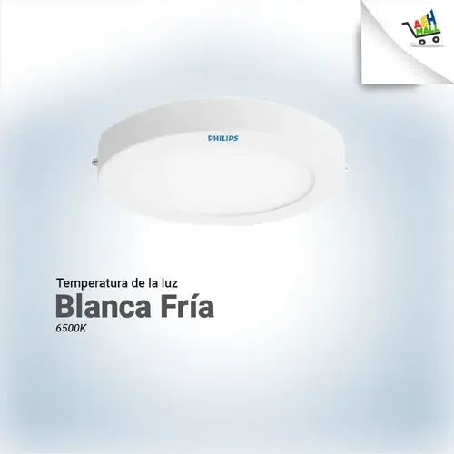 Panel Plafón De Aplicar Led Redondo 24w Philips