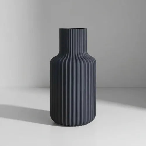 Botella Florero Jarrón Nórdico Decoracion Moderno Negro