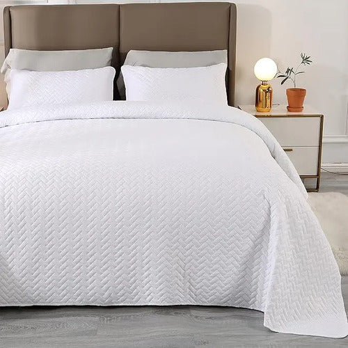 Cover Cubrecama De Verano Quilt 230x230 Natural