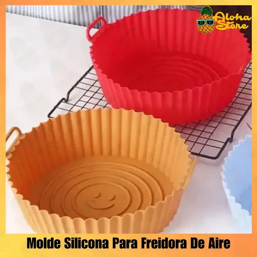 Molde Silicona Redondo Waffy 22.6cm Surtido 1u Surtido