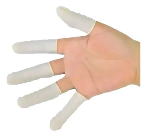 Guantes Dedos Látex 12u